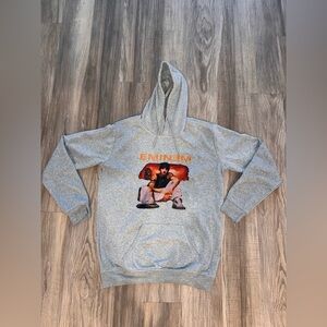 Eminem Graphic Gray Hoodie
